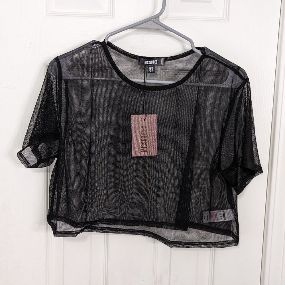 Mesh Crop Top